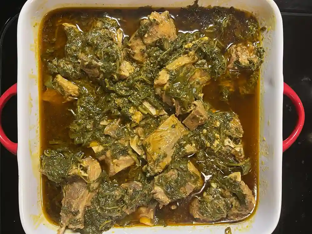 Flavour Of Kashmir by Sobia's favorite green kale and lamb dish of kashmir