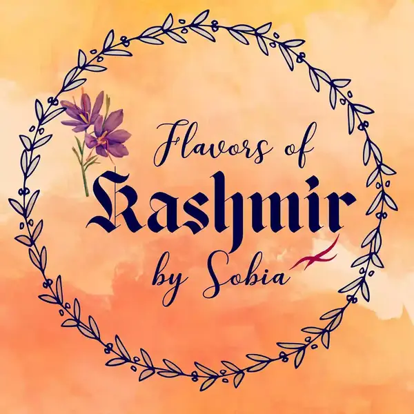 Flavour Of Kashmir by Sobia logo for Kashmiri cuisine in California, USA