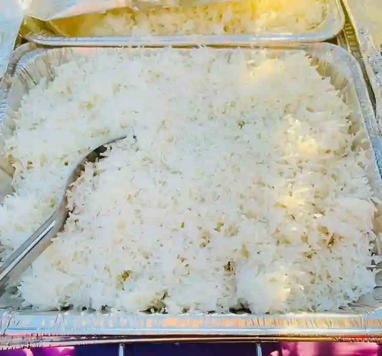 Flavour Of Kashmir by Sobia's cooked rice serving